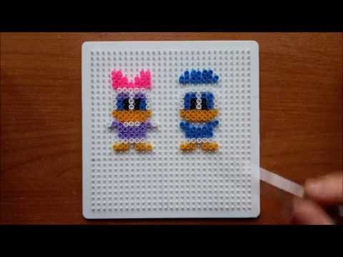 Hama Beads | Disney | Daffy and Daisy Duck DIY
