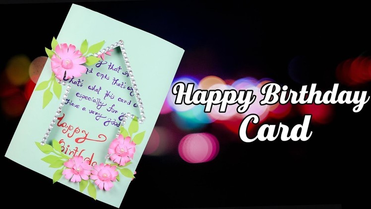 Handmade Birthday Card | DIY Greeting Cards for Birthday | Birthday Gift Card