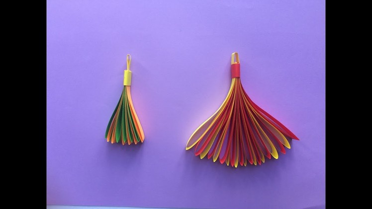 How to make a paper Beautiful keychain | Make most beautiful and cute keychain from paper
