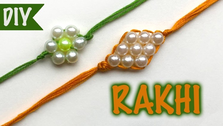 How To Make A Rakhi For Raksha Bandhan | DIY Simple Handmade Rakhi Ideas | Kreena Desai