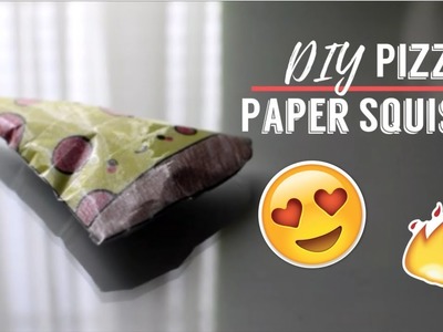 How To Make A SLOW RISING Pizza Paper Squishy! \\ DIY Squishy \\ NO FOAM! \\ Berry Bee