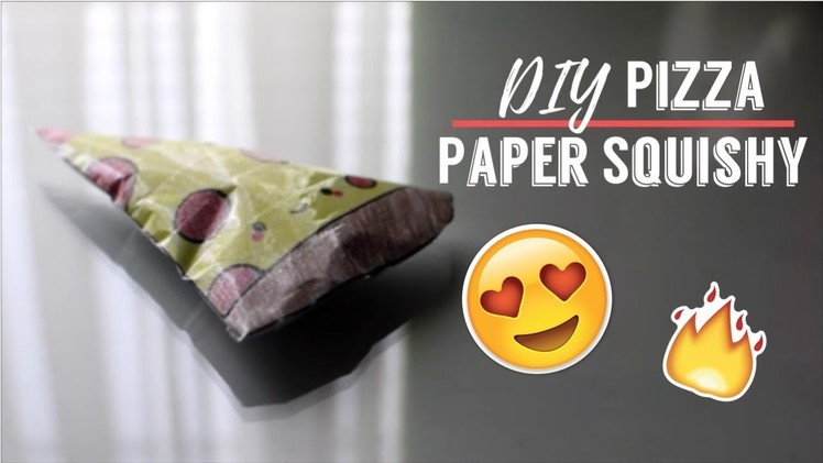 How To Make A SLOW RISING Pizza Paper Squishy! \\ DIY Squishy \\ NO FOAM! \\ Berry Bee