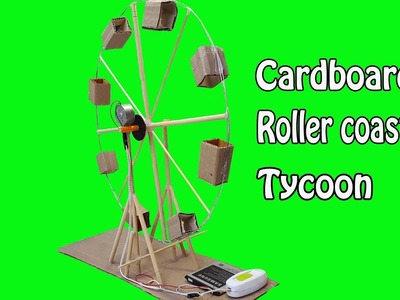 How To Make Cardboard  Roller Coaster Tycoon,DIY Paper