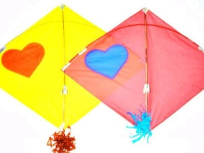 How to make flying paper kite at home||EAsy to Make||Paper kite making at home||Kite for kids||DIY