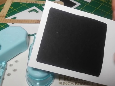 How to make Polaroid Photo Frames from the West Re Memory Keepers Frame Punch Board