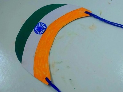 Indian Tricolor Cap||How to make indian tricolor cap||Independence day special hat||Kids craft idea