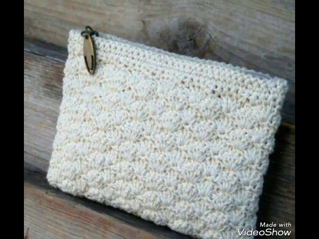 crochet pouch design