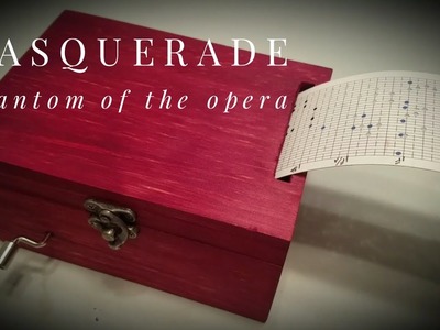 Masquerade (Phantom) 30 Note DIY Music Box