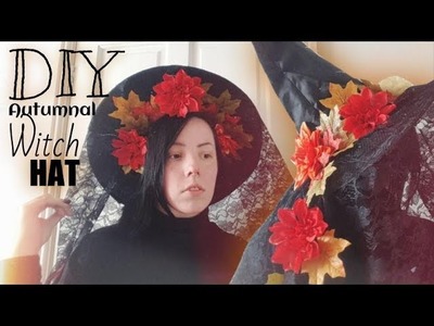 Ornate Witch Hat DIY -  Easy Halloween Costume Idea! ||Radically Dark||