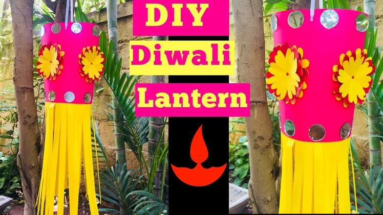 Paper Lantern For Diwali | How To Make Diwali Lantern At Home | Lantern DIY