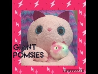 Pomsies GIANT, HUGE Plush Cat(diy) Top Holiday Toys 2018