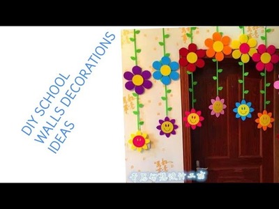School walls decoration  ideas # how to decorate school walls # DIY ideas for school decoration #