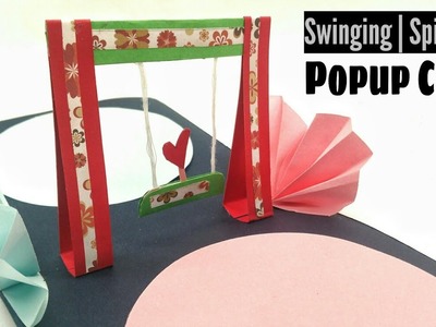 Spinning & Swinging Popup card - DIY Tutorial - 926