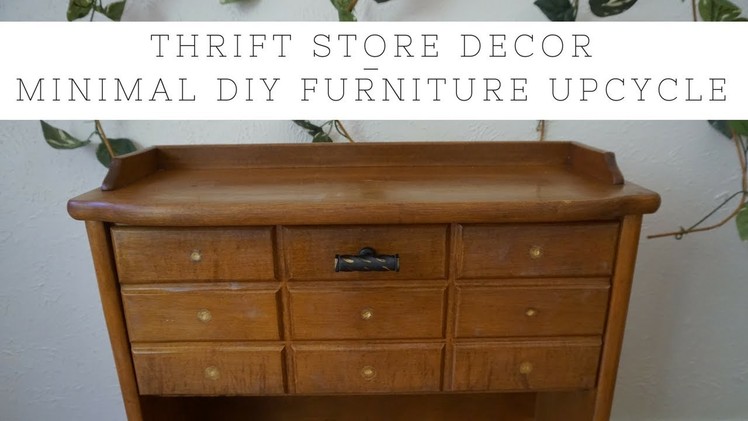 Thrift Store Decor - Minimal DIY Furniture Upcycle