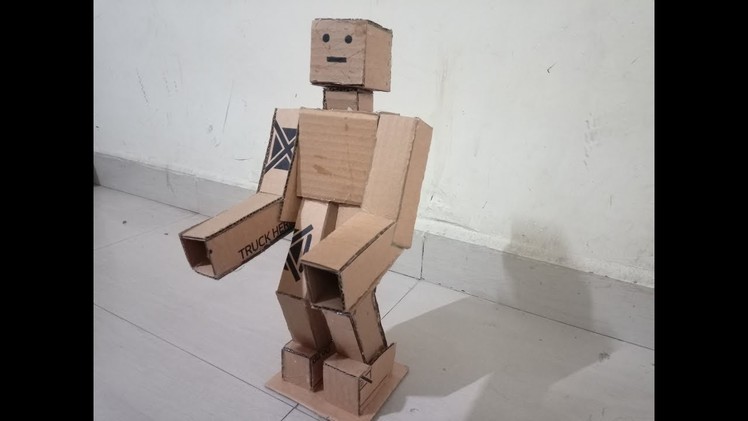 Upcoming DIY cardboard robot model - How is it