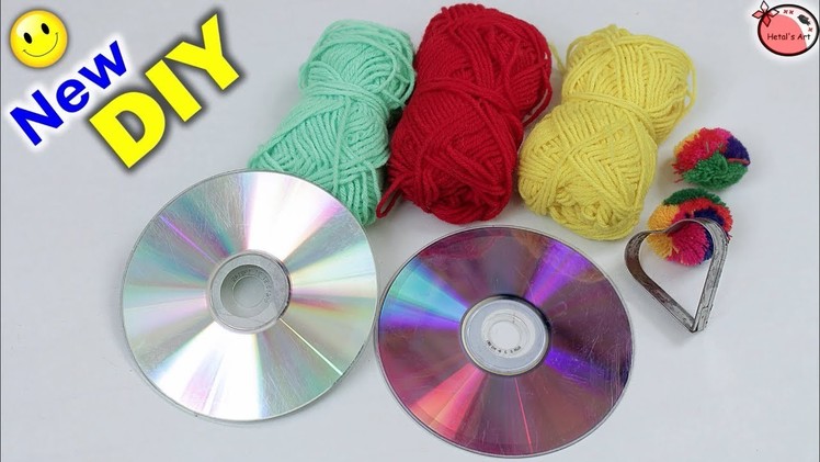 What An Amazing Best Out of Waste Idea Using Old CD???? DIY Latest Wall Decor Ideas ????Home Decoration