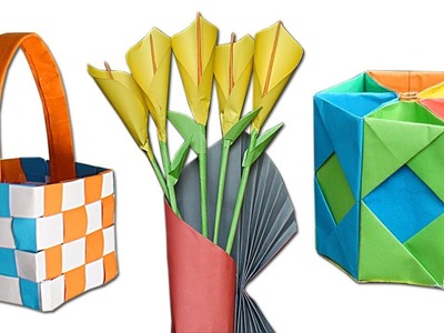 18 Paper Crafts - Paper Origami Easy - Homecraft - কাগজের তৈরি জিনিস