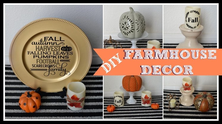 4 EASY DIY Farmhouse Decor Ideas | DIY Fall Home Decor Ideas 2018