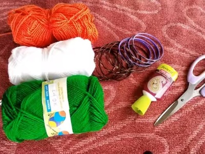 Awesome Woolen Craft ll Handmade Bangles ll Woolen Designer Bangles at home