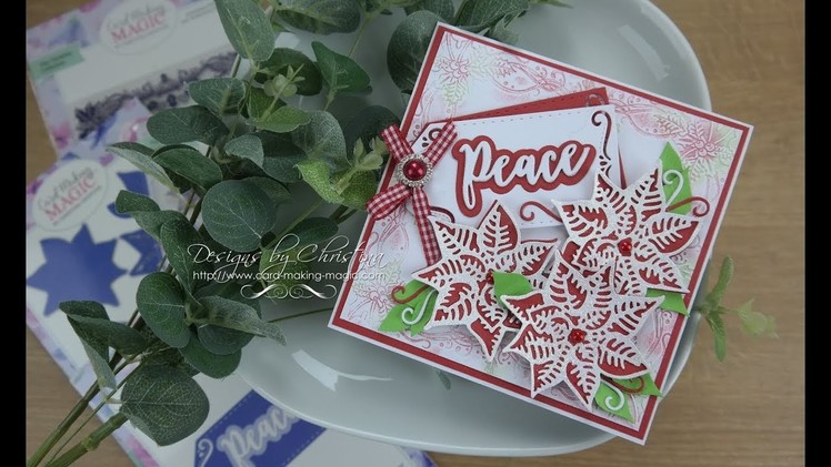 Card Making Magic - Layered Christmas Poinsettia
