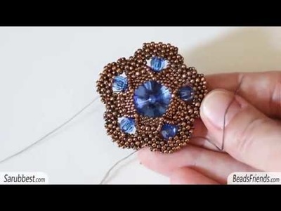 Chatting about losing passion for beading - Bead bezel crystal + CRAW decoration - Beaded jewelry