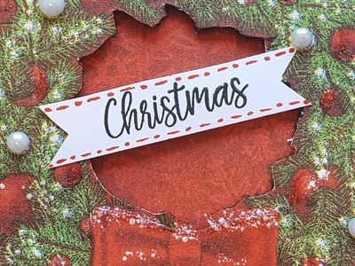Christmas Napkin Card | Paper Crafting