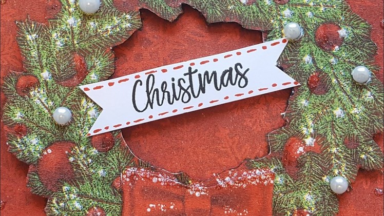 Christmas Napkin Card | Paper Crafting