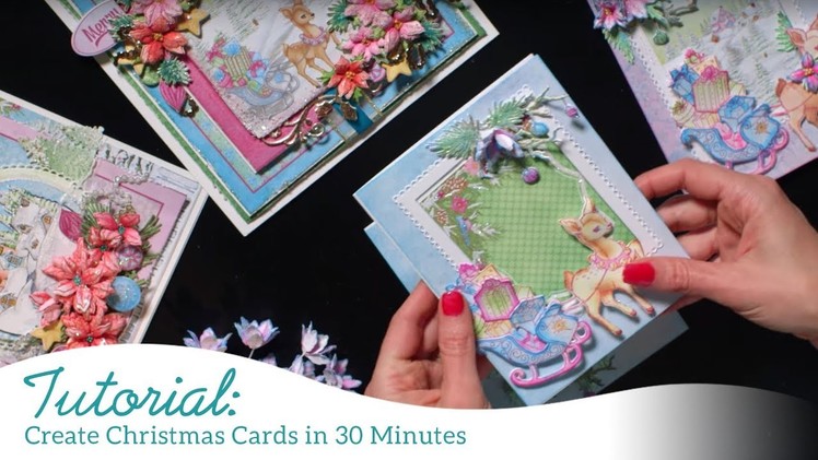 Create Christmas Cards in 30 Minutes -Merry and Bright Collection