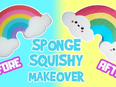 DIY £1 Sponge To Rainbow Squishy Makeover | PLUS Giveaway Details