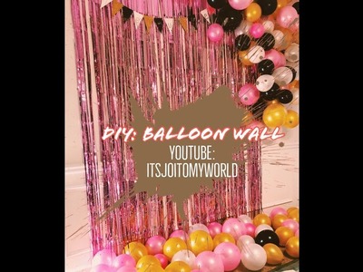 DIY: Balloon Wall