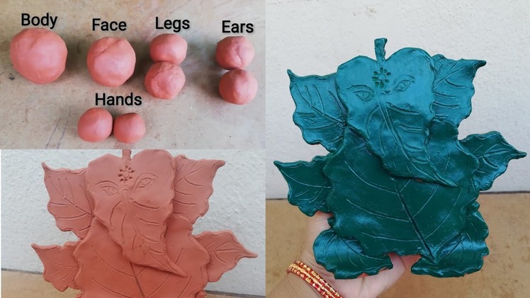 DIY-Clay Ganesha || Clay Ganpati Making for Ganesh chaturthi || Innovative Ganesh Making For Kids