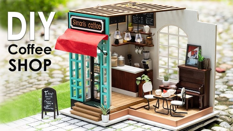 DIY Coffee Shop Dollhouse | RoLife GIVEAWAY ENDED