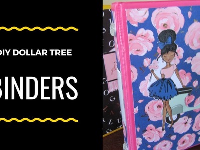 DIY Dollar Tree Mini Binder Makeovers.WRMK Tab Punch Board