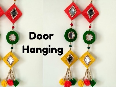 DIY Door hanging From Cardboard and woolen.Best out of waste.Best craft Ideas.DIY cool craft.