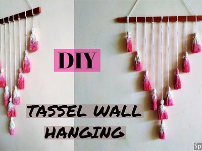 DIY EASY TASSEL WALL HANGING | diy home decor ideas |