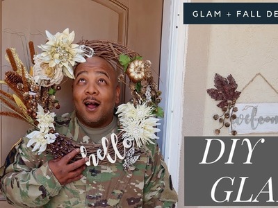DIY GLAM WREATH* SUPER CUTE || HOW TO ADD BLING TO YOUR DOOR!