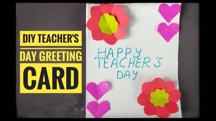 DIY HandMade Greeting Card!!! Teachers Day Special
