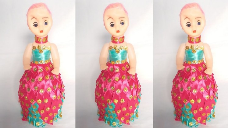 DIY: MAKE DECORATED DOLL FROM WASTE BOTTLE.