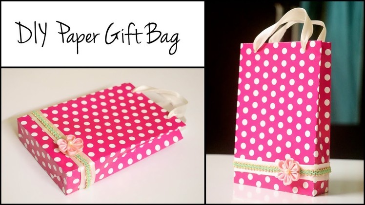 DIY Paper Gift Bag | Handmade Gift Bag Ideas | Paper Crafts EASY !