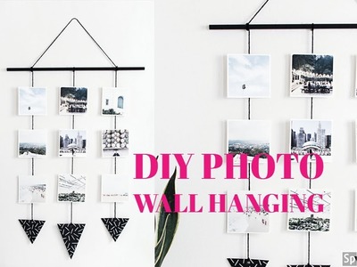 DIY | PHOTO WALL HANGING | home decor ideas | papercraft