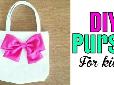 DIY PURSE FOR KIDS AND ADULTS. | DIY TOTE BAG