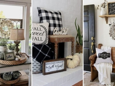❤DIY Rustic Shabby chic style Fall home decor Ideas❤ | Home decor & Interior design| Flamingo Mango
