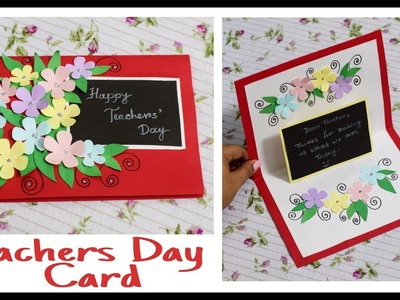 DIY Teacher's Day Card l Handmade Teachers Day Card Making Idea l Easy Teachers' Day Greeting Card