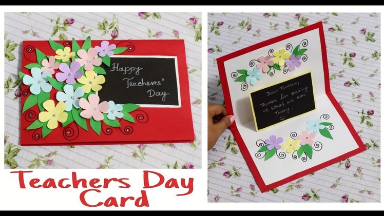 DIY Teacher's Day Card l Handmade Teachers Day Card Making Idea l Easy Teachers' Day Greeting Card