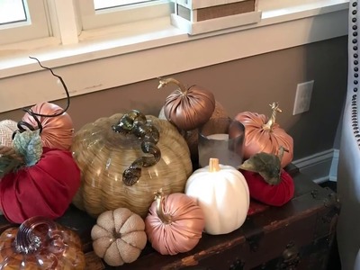 DIY Velvet Pumpkins Fall 2018 Home Decor