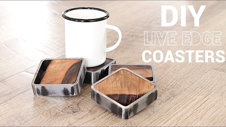 DIY Wood and Steel Coasters | EASY Woodworking