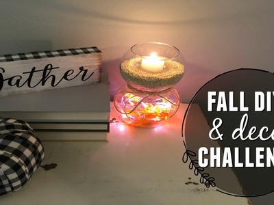 Dollar Tree DIY | Fall Decor | Autumn DIY Decor | Glowing Globes