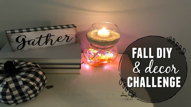 Dollar Tree DIY | Fall Decor | Autumn DIY Decor | Glowing Globes