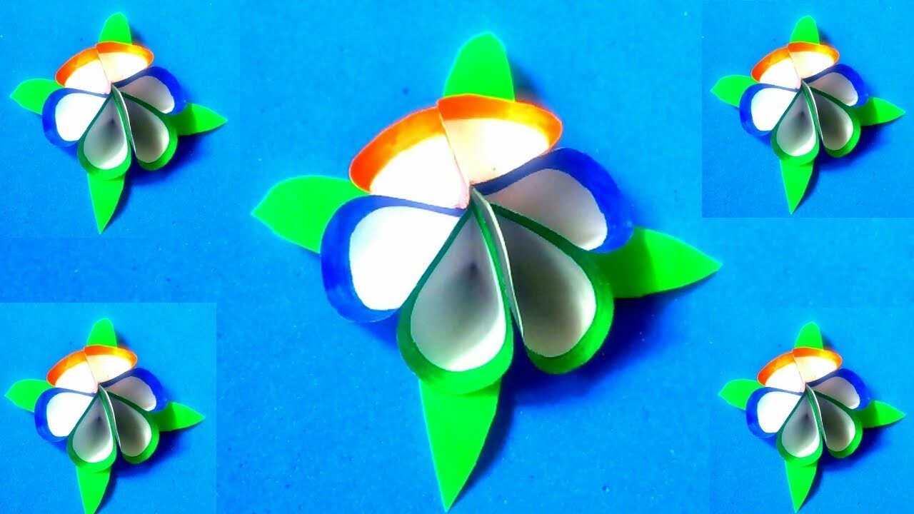 easy-paper-flower-for-independence-day-decoration-15-august-decor-idea