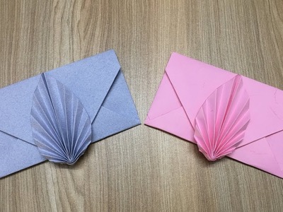 Envelope making with paper without Scissors Glue and Tape - DIY Origami Envelope easy tutorial